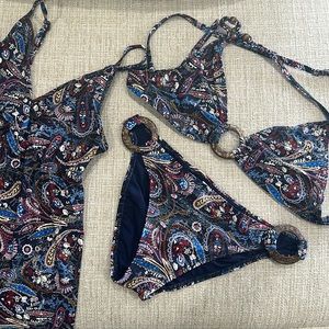 Lucky Brand 2 piece with cover up.